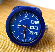 Montre Homme géante, bleue