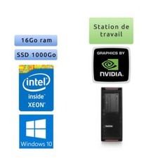 Occasion - Lenovo Thinkstation P720 - Windows 10 - Gold 5118 16Go 1To SSD - M500