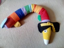 Chien dessous de porte ou déco + Coussin Poisson + Pingouin 