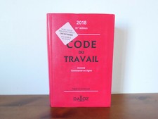 DALLOZ CODE DU TRAVAIL 2018