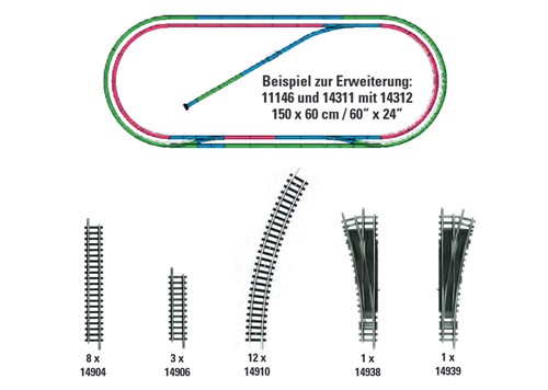 Minitrix 14312 coffret - minitrix, de