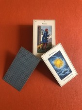 Ancien jeu de carte divinatoire Etteilla Grimaud (non complet 65 cartes)