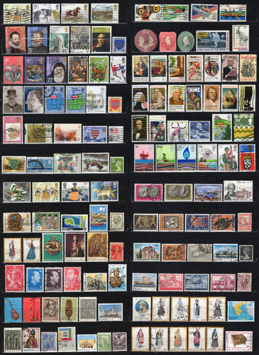 Beau lot timbres x131 - beau,