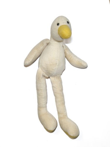 Doudou oie canard blanc - doudou, beige