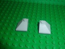 2 x LEGO MdStone slope brick