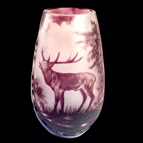 Ancien vase cristal - vase, bohème