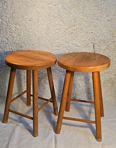 Paire tabourets bas - paire,