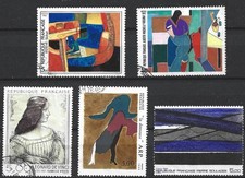 FRANCE - série de 5 timbres