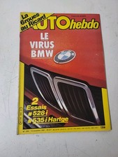 Magazine Auto Hebdo Nº292 Nov 81 Bmw 528i-535i