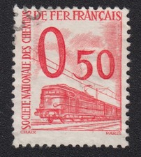 timbre France 1960 SNCF Petit