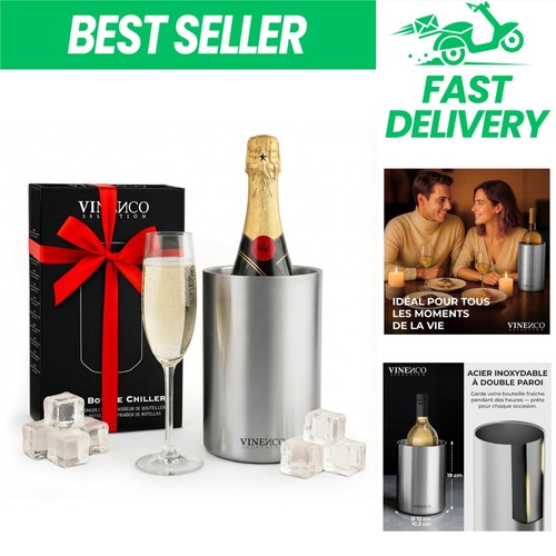 Seau champagne inox - seau,