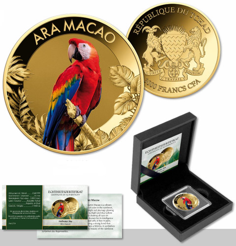 Pièce 1000 oz scarlet - d'or,