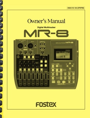 Fostex mr8 digital - fostex,