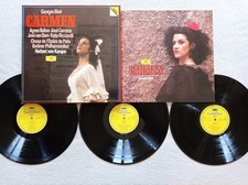 COFFRET 3 LP 33T GEORGES BIZET/HERBERT VON KARAJAN "Carmen" 2741 025 EX °