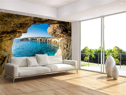 Sea caves landscape - sea,