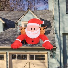 Décorations gonflables de Noël du Père Noël pour fête en plein air