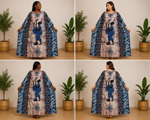 Boubou femme batik wax bassam - femme,