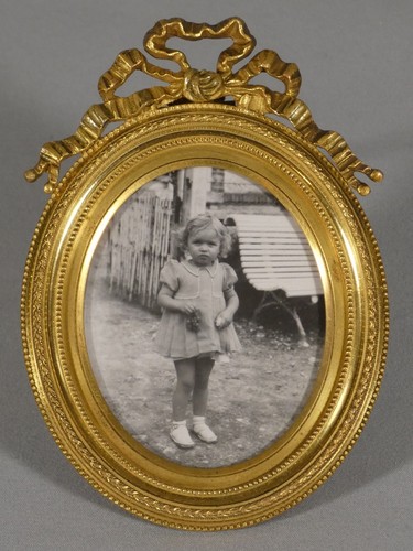 Petit cadre photo ovale - , en