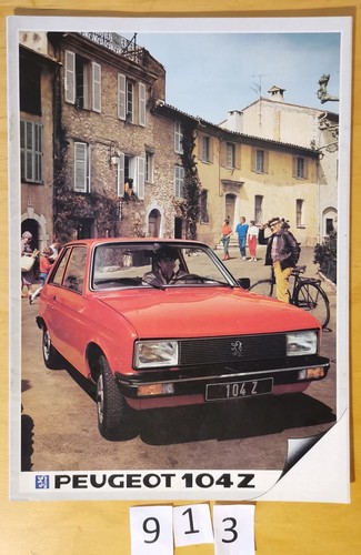 Peugeot 104 zs prospectus - 104, /