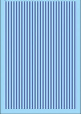 DECALCOMANIE DECALS  bande filet bleue foncé épaisseur largeur 0.5mm