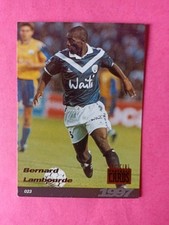 #23 Bernard LAMBOURDE - Football cards carte Panini 1997 - GIRONDINS BORDEAUX