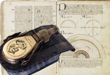 CHRISTOPHER COLUMBUS -  DISCOVERY OF AMERICA -  OLD SHIP'S BRASS MONOCULAR