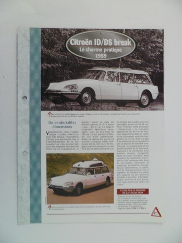 Carte fiche auto citroen - auto,