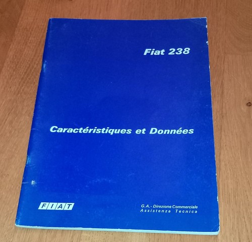 Fiat 238 manuel - fiat, technique