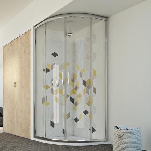 Cabine douche paroi - de,