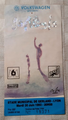 Ticket billet used - billet,