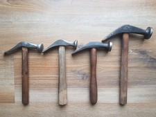 Lot ancien marteau cordonnier bourrelier outil battre sellier tapissier atelier 
