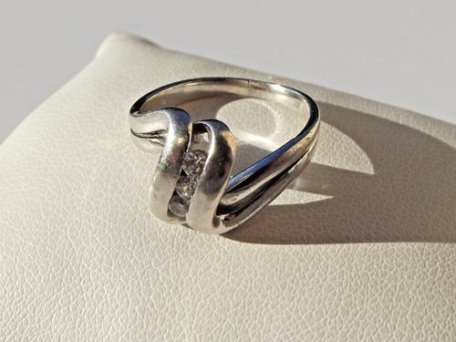 Bague argent 925 bande 3 - bague,