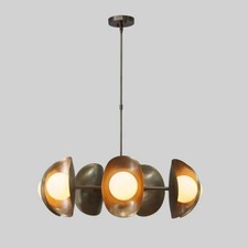 Pendentif lustre en laiton