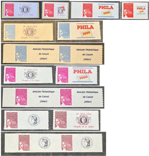 Lot timbres personnalisés - lot,