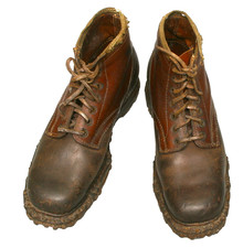 WW2 ALLEMAGNE GEBIRGSJÄGER, BRODEQUINS DE MONTAGNE ORIGINAUX