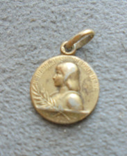ancienne Médaille Bienheureuse Jeanne d'Arc 1412 1431 1909
