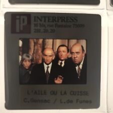 L’AILE OU LA CUISSE - LOUIS DE FUNES , COLUCHE - DIAPOSITIVE DE PRESSE - SLIDE