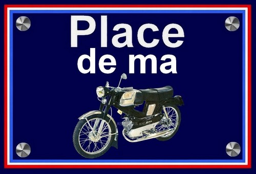 Plaque place de ma - plaque, "