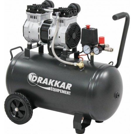Compresseur silencieux 50l - silencieux,