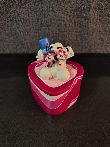Figurine boîte bijoux coeur - boîte, a