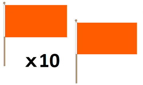 Drapeau unicolore orange - drapeau,