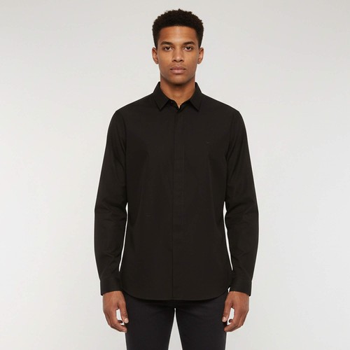 Chemise manches longues en - à,