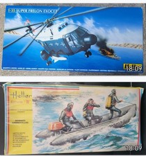 HELLER  1 35 SUPER FRELON EXOCET & HOMMES GRENOUILLES