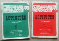 Activités T 1 & T 2 Coeurs Vaillants éd Fleurus Tintin & Milou