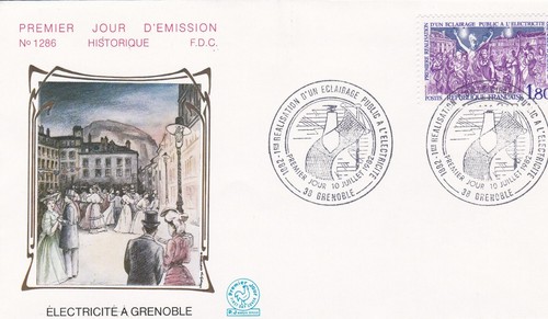 France 1982 fdc realisation - france,