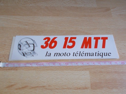 Autocollant 3615 mtt - mtt, moto