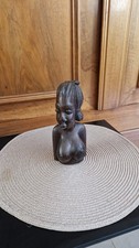 Vends Statue Buste Ébène