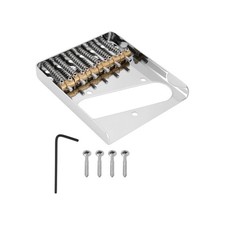 Guitare électrique vintage chevalet 6 selles en laiton chromé compatible avec...