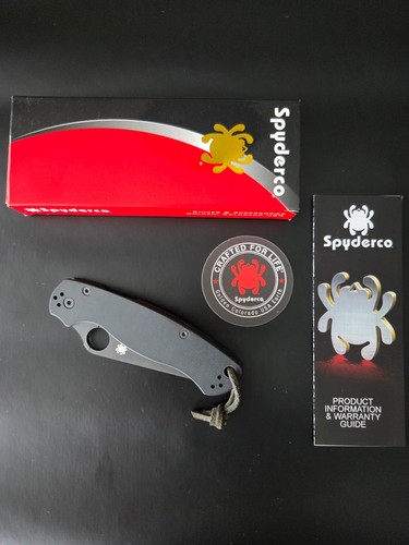 Spyderco para black g10 - para,
