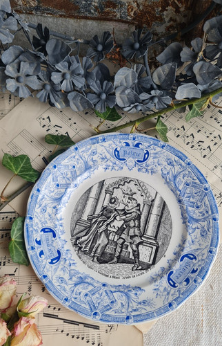 Ancienne assiette - ancienne,